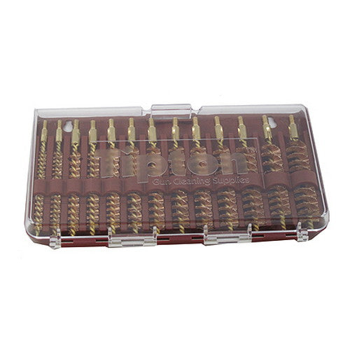 13Pc Rifle Bore Brush Set, Bronze