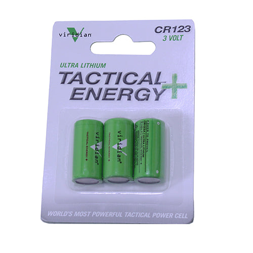 Viridian CR123 LiBatt 3pk for X5L/X5L-RS
