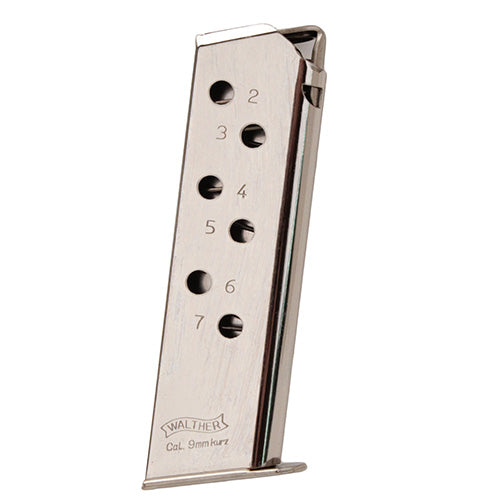 Mag PPK/S 380 ACP 7rd Standard Nickel