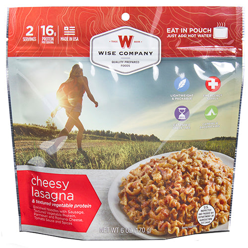 Outdoor Cheesy Lasagna