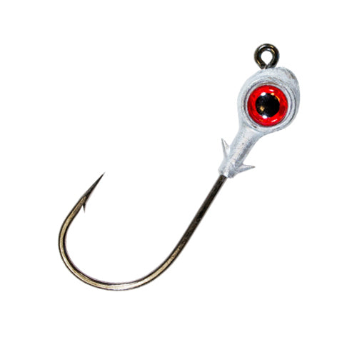 REDFISH EYE JIGHEADS 3/16ozRED 3PK